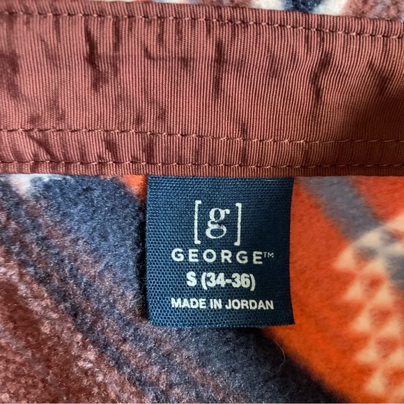 Mens Fleece Button Up Sz Small Southwestern Aztec Cowboy Rodeo Country Southern - Picture 9 of 14